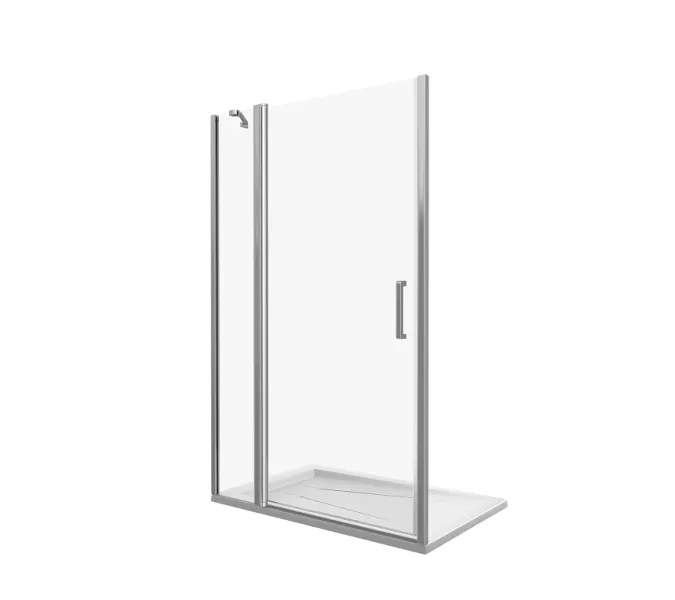 Душевая дверь распашная Good Door FANTASY WTW, Выбрать размер: 100, Цвет стекла: прозрачное, изображение 2