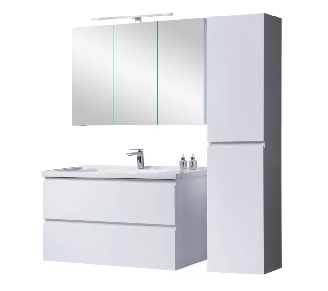 Тумба с раковиной Orans BC-4023W белый, Выбрать размер: 100, изображение 6