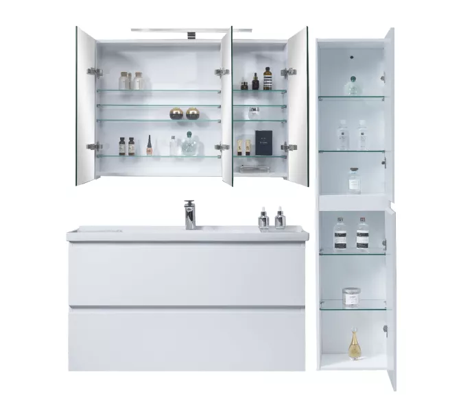 Тумба с раковиной Orans BC-4023W белый, Выбрать размер: 100, изображение 7