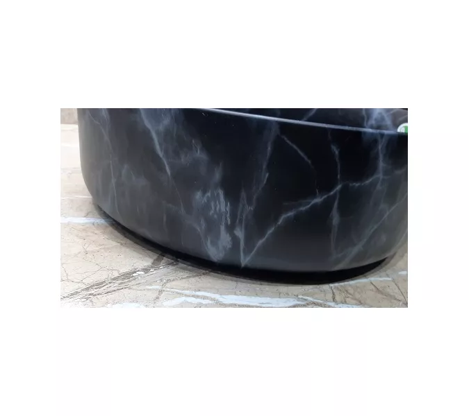 Раковина для ванной накладная круглая CeramaLux C1107, изображение 3