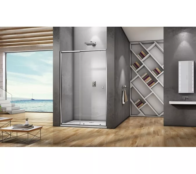 Душевая дверь раздвижная Good Door  LIRA WTW, Выбрать размер: 100