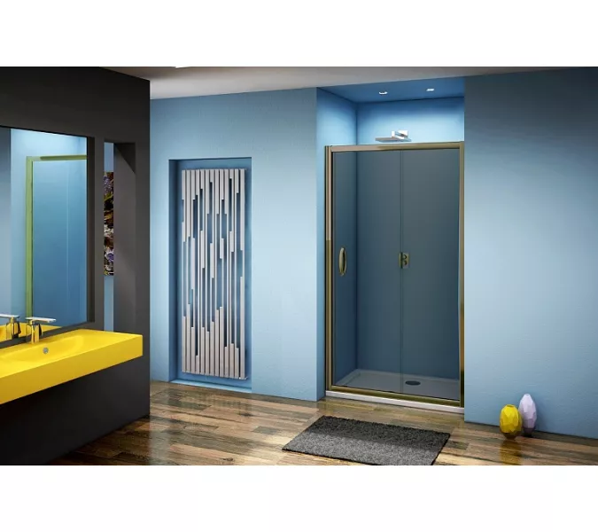 Душевая дверь раздвижная Good Door JAZZE WTW тонированное стекло, Выбрать размер: 120