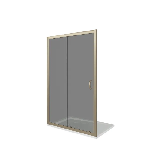 Душевая дверь раздвижная Good Door JAZZE WTW тонированное стекло, Выбрать размер: 140, изображение 2