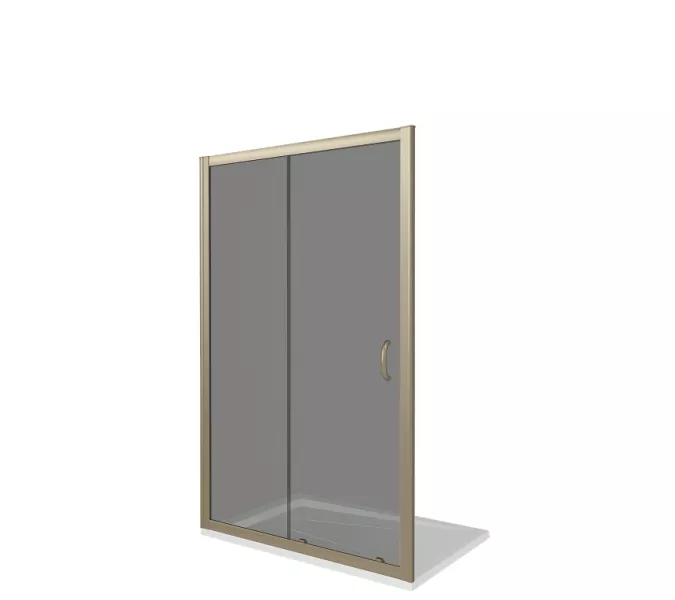 Душевая дверь раздвижная Good Door JAZZE WTW тонированное стекло, Выбрать размер: 120, изображение 2