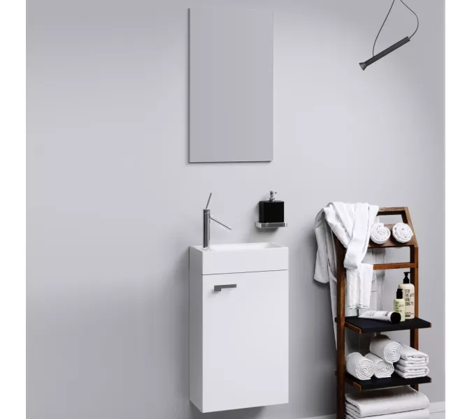 Тумба подвесная с умывальником AQWELLA Мастер Бокс 40, изображение 2
