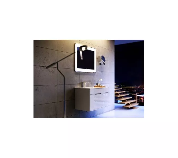 Тумба подвесная AQWELLA Малага, Выбрать размер: 90, Ориентация: левая, Выбрать цвет: Белый, изображение 2