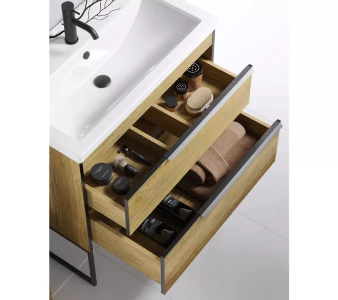 Тумба подвесная AQWELLA Фарго, Выбрать размер: 60, изображение 2