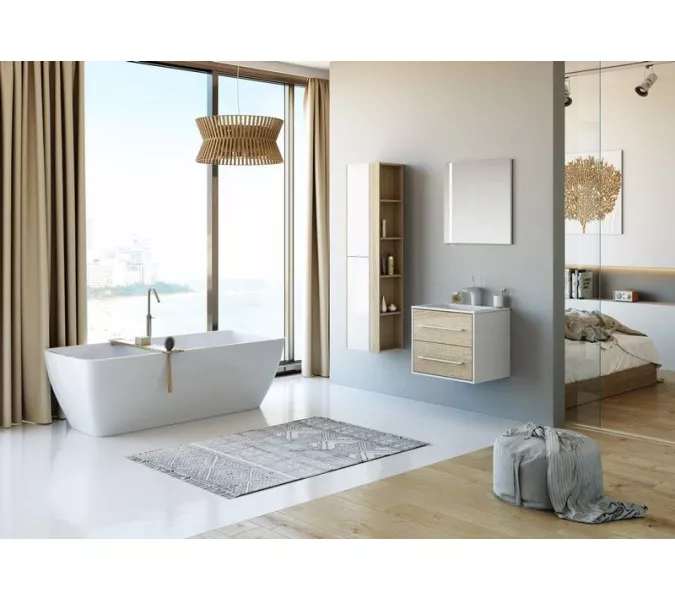 Тумба подвесная AQWELLA Майами, Выбрать размер: 60, Ориентация: универсальная, изображение 2