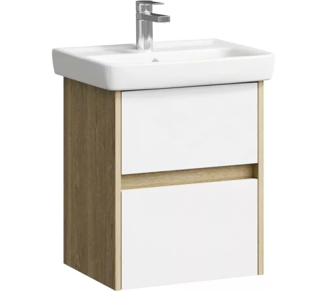 Тумба подвесная AQWELLA Сити 50, Выбрать размер: 50, Выбрать цвет: Дуб балтийский, изображение 2