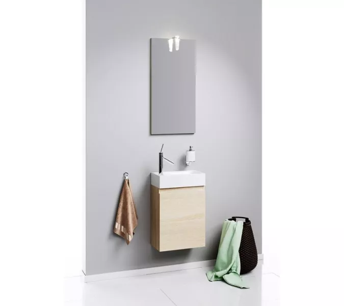 Тумба подвесная AQWELLA Леон, Выбрать цвет: Дуб Сонома, изображение 3