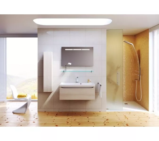 Тумба подвесная AQWELLA Верона, Выбрать размер: 80, Выбрать цвет: Акация, изображение 4