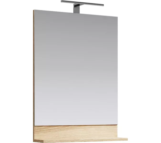 Зеркало с полкой AQWELLA Фостер, Выбрать размер: 60