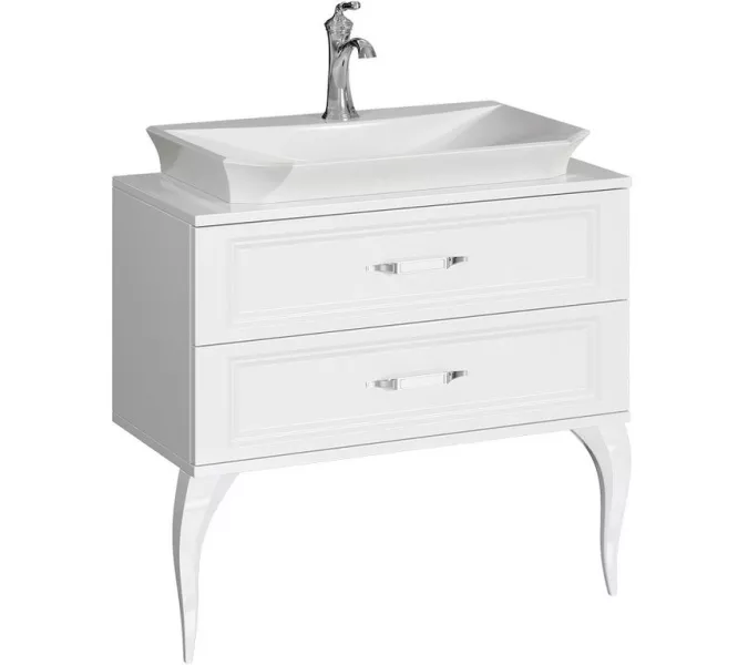 Тумба напольная AQWELLA LaDonna, Выбрать цвет: Белый