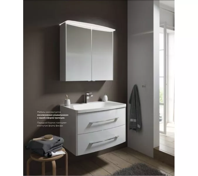 Зеркало-шкаф AQWELLA Неринга 80, изображение 3