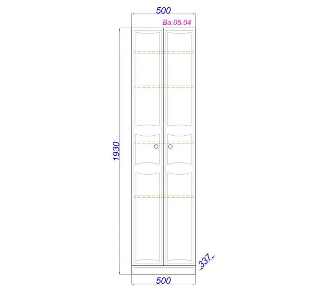 Пенал напольный AQWELLA Барселона 50, изображение 2