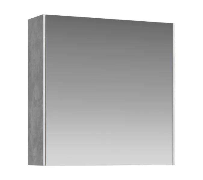 Зеркало-шкаф AQWELLA Пять звезд Mobi, Выбрать размер: 60, Выбрать цвет: Бетон светлый