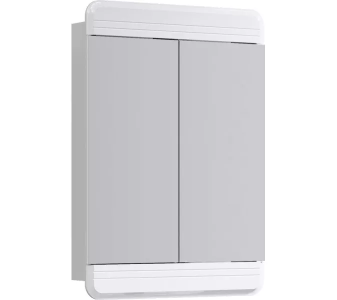 Зеркало-шкаф AQWELLA Корсика, белый, Выбрать размер: 60