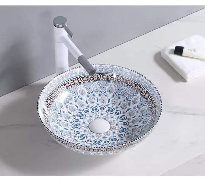 Накладная раковина Bronze De Luxe Марракеш, Цвет*: Разноцветный