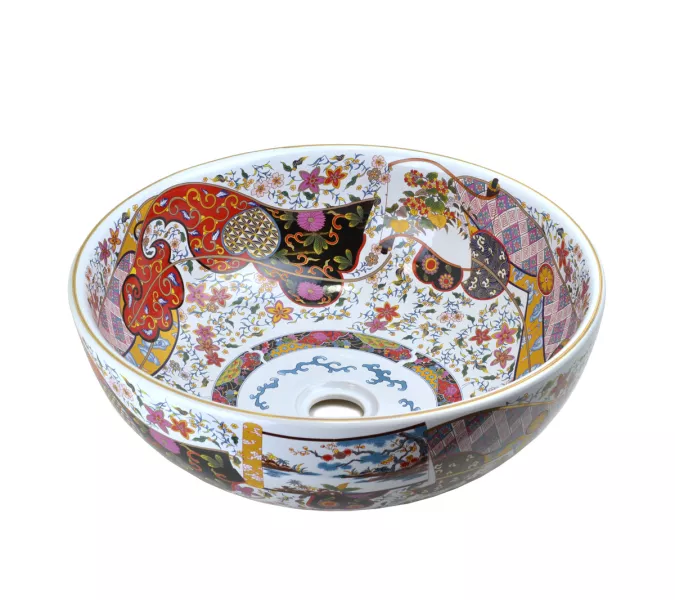 Накладная раковина-чаша Bronze De Luxe Festival 2231, изображение 4