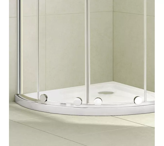 Душевой уголок  Alvaro Banos Toledo S90.20 Cromo 90х90 прозрачное, без поддона, четверть круга, изображение 4