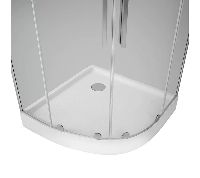 Душевой уголок  Alvaro Banos Toledo S90.20 Cromo 90х90 прозрачное, без поддона, четверть круга, изображение 3