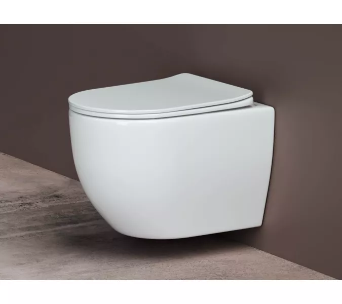 Подвесной унитаз Ceramica Nova Mia Rimless CN1805, изображение 2