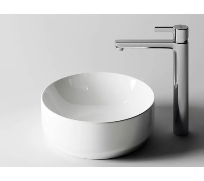 Умывальник чаша накладная круглая Ceramica Nova Element, Выбрать цвет: Белый глянец, изображение 4