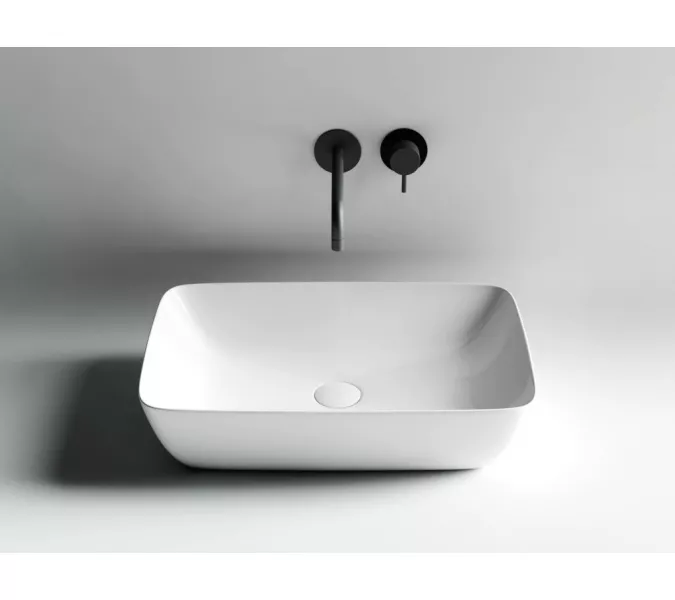 Умывальник чаша накладная прямоугольная Ceramica Nova FORM CN2003, изображение 2