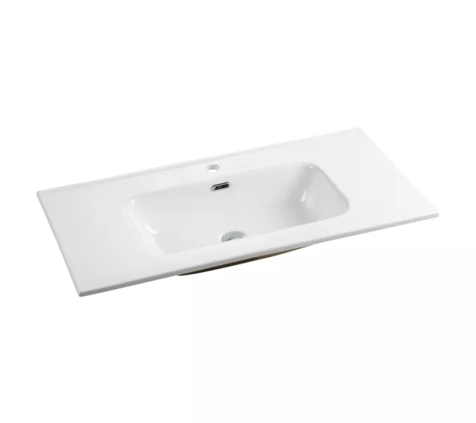 Умывальник накладной прямоугольный Ceramica Nova Element, Ширина , в см: 101, Выбрать цвет: Белый