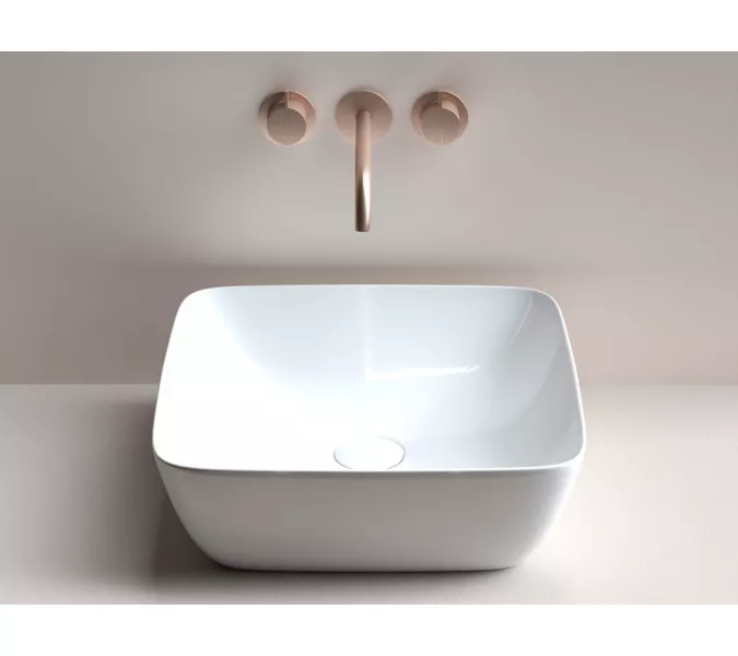 Умывальник чаша накладная квадратная Ceramica Nova FORM CN2002, изображение 3