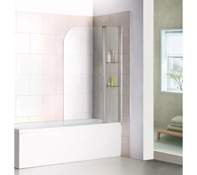 Шторка для ванны Good Door SCREEN 100*140  HS-100-C-CH, изображение 2