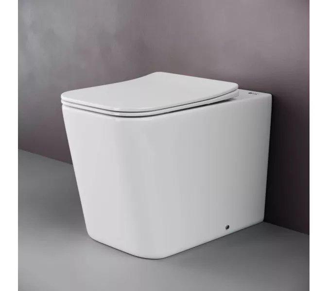 Напольный приставной унитаз Ceramica Nova Cubic CN1809, изображение 2