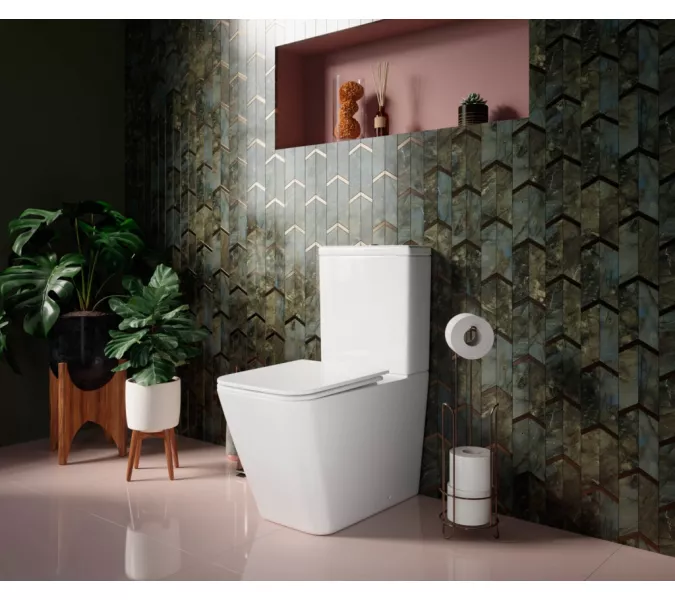 Напольный пристенный унитаз  Ceramica Nova Cubic CN1803, изображение 8