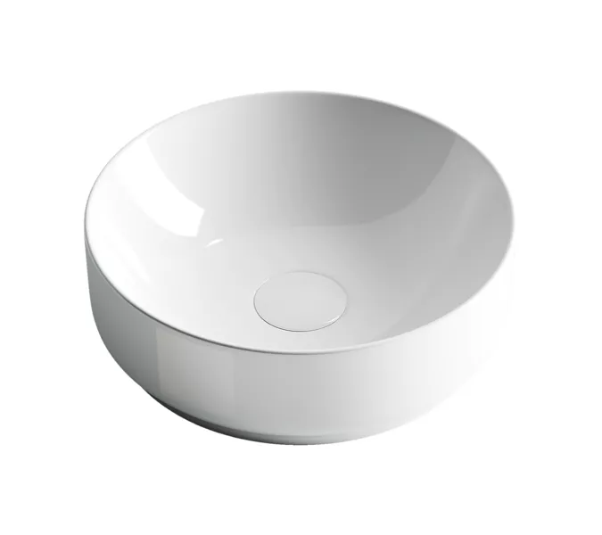 Умывальник чаша накладная круглая Ceramica Nova Element, Выбрать цвет: Белый глянец, изображение 2