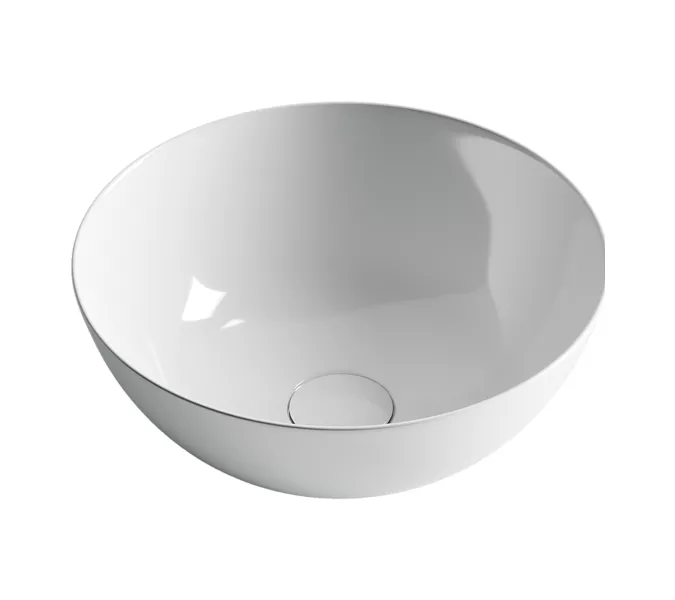 Умывальник чаша накладная круглая Ceramica Nova Element, Выбрать цвет: Белый, изображение 2