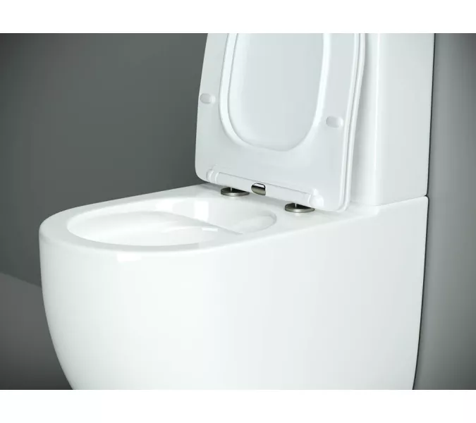 Напольный пристенный унитаз Ceramica Nova Metropol Rimless CN4001, изображение 3