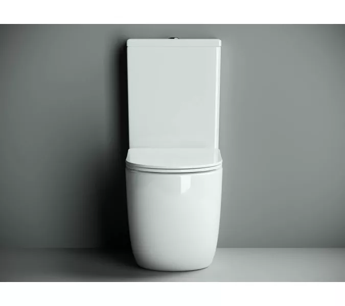 Напольный пристенный унитаз Ceramica Nova Metropol Rimless CN4001, изображение 6