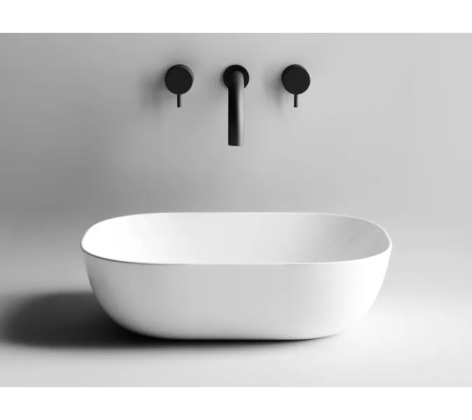 Умывальник чаша накладная прямоугольная Ceramica Nova Element CN6009, изображение 3