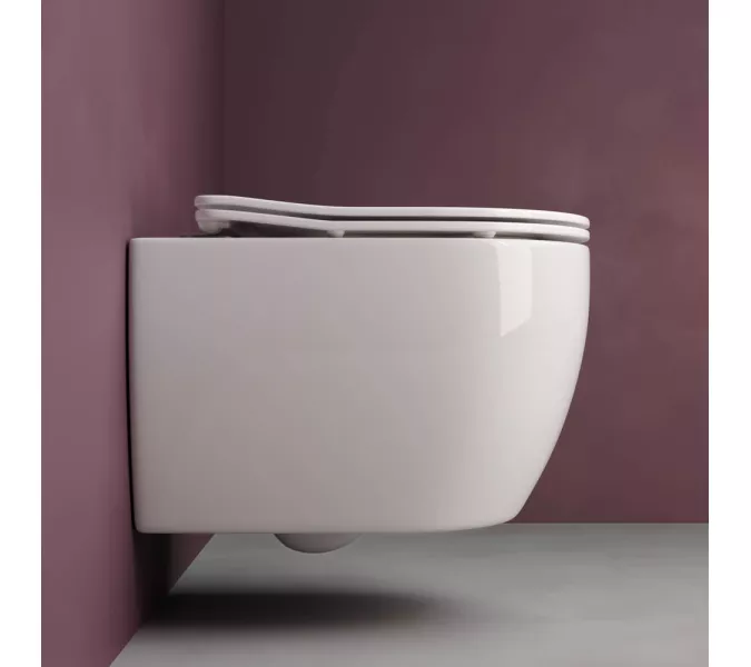 Подвесной унитаз Ceramica Nova PLAY Rimless CN3001, изображение 4