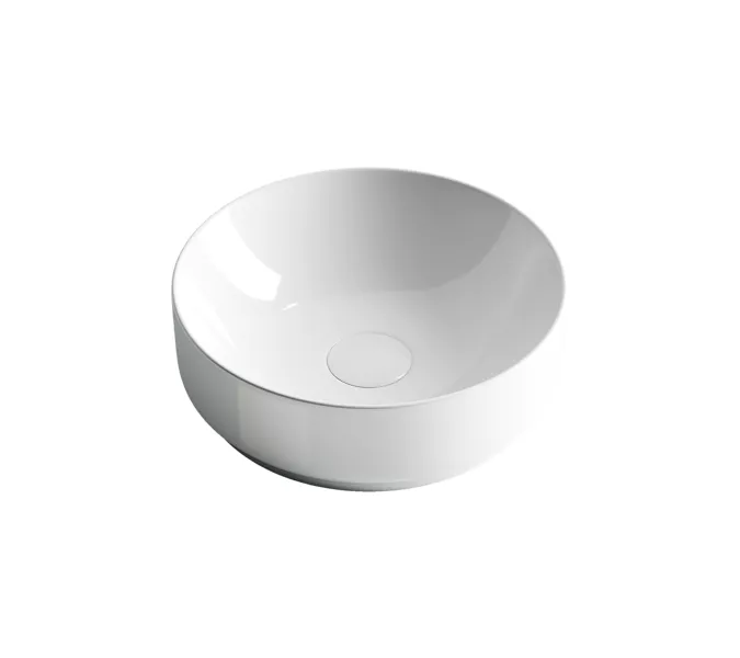 Умывальник чаша накладная круглая Ceramica Nova Element, Выбрать цвет: Белый глянец