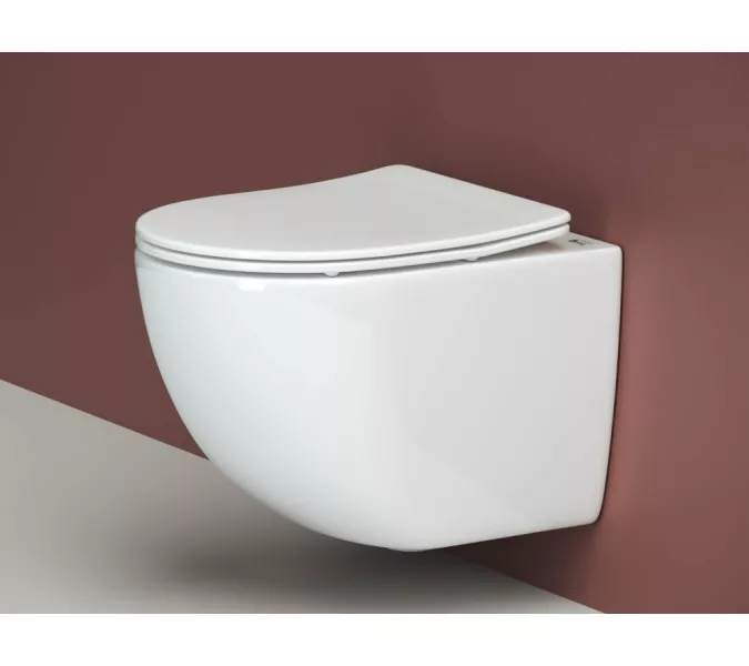 Подвесной унитаз Ceramica Nova Forma Rimless CN3009, изображение 8