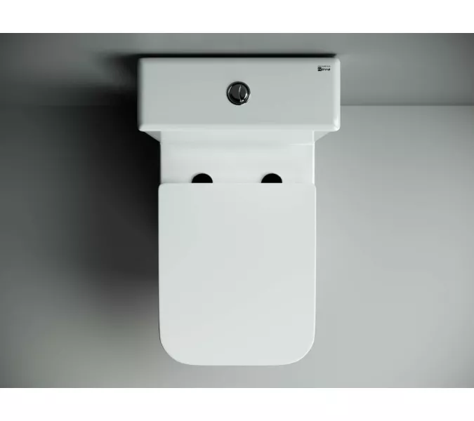 Напольный пристенный унитаз  Ceramica Nova Cubic CN1803, изображение 4