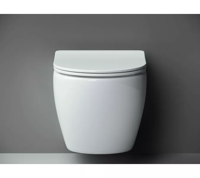 Подвесной унитаз Ceramica Nova Metropol Rimless CN4002, Выбрать цвет: Белый, изображение 6