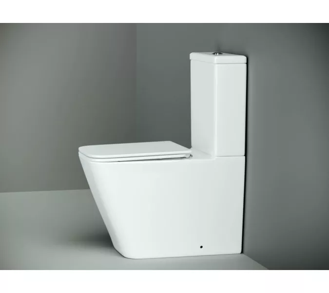 Напольный пристенный унитаз  Ceramica Nova Cubic CN1803, изображение 6