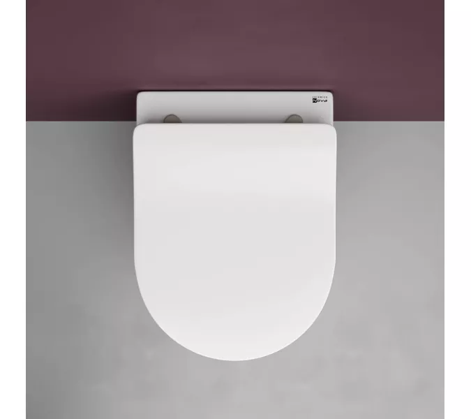 Подвесной унитаз Ceramica Nova PLAY Rimless CN3001, изображение 5