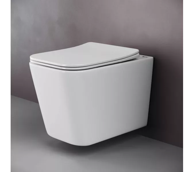 Подвесной унитаз  Ceramica Nova Cubic CN1806, изображение 2