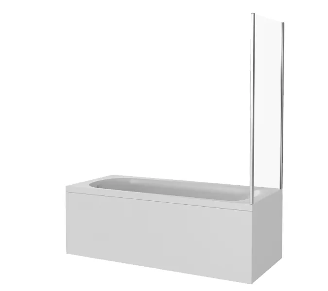 Боковая стенка к  ванне Good Door SCREEN SP, Цвет стекла: матовое, Цвет профиля: Хром, Выбрать размер: 70, изображение 2