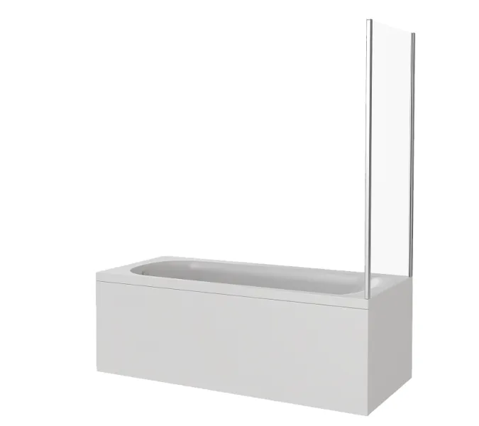 Боковая стенка к  ванне Good Door SCREEN SP, Цвет стекла: матовое, Цвет профиля: Хром, Выбрать размер: 75, изображение 2