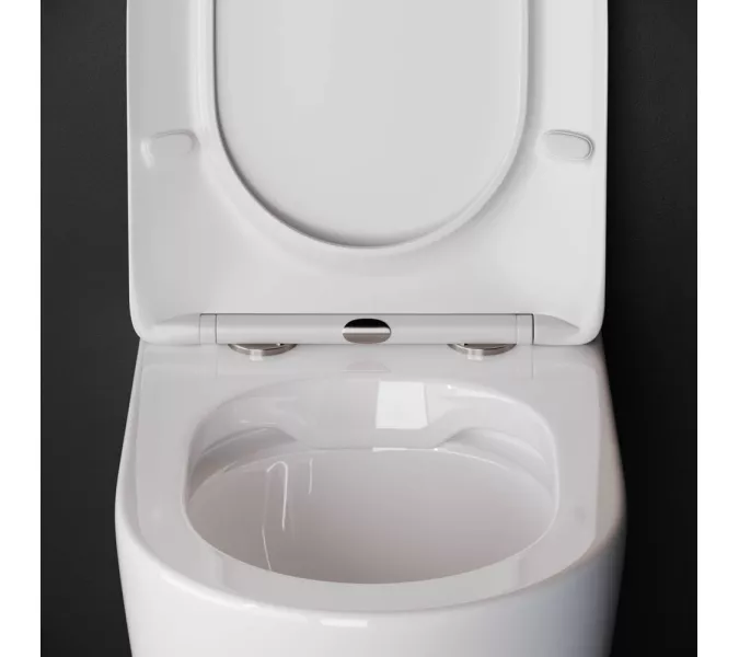 Напольный приставной унитаз Ceramica Nova Highlight Rimless CN1812, изображение 3