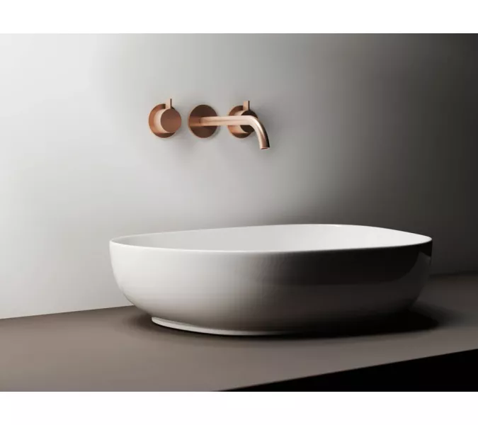 Умывальник чаша накладная асимметричная Ceramica Nova Element CN5003, изображение 3